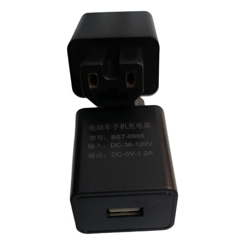Stoßfester Motorrad-USB-Stromwandler für-Schwarz gewöhnlich