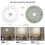 2-Pack LED Night Light with Motion Sensor, Rechargeable Closet Light with 3 Modes (OFF/Auto/ON), Night Lamp 4