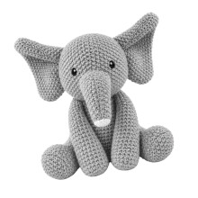 Jouet en peluche, cadeau de noël, vache, lapin,-éléphant gris
