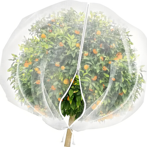 Customizable Size Zippered Plant Protective Net-1.2x1.8 meters