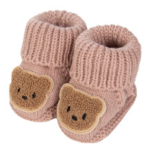 Warm Toddler Socks with Grip Dot Stretchy Comfortable Baby-Pink