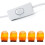 Salt lamp cable with switch - E14 - 1.8 m - Salt lamp socket, White 2