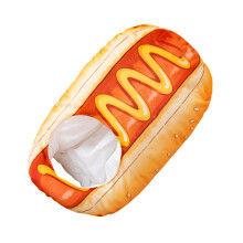 Children Photography Hot Dogs Hat Soft Adjustable Design