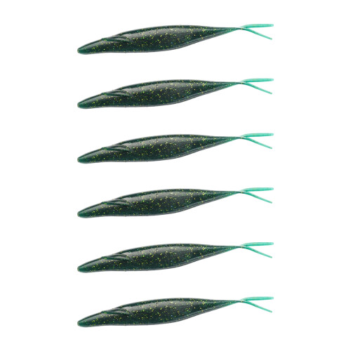 Fishing Lures Soft Casting Fishing Lures Simulation-Dark Green