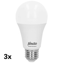 Intelligente WLAN-LED-Lampen, 3er-Pack, sprachgesteuert, dimmbar