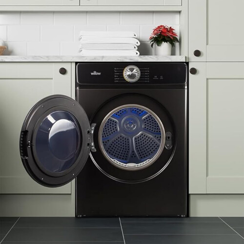 Willow Appliances 8kg Vented Tumble Dryer with 8 Programmes, 120 Min Max Cycle Time, Front Loading 1