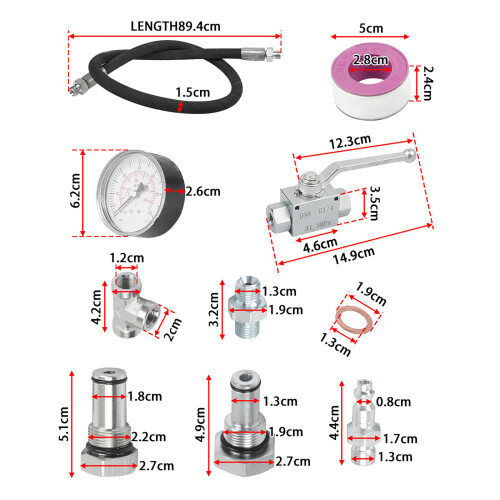 Strong Injection Pressure Regulator Air Test Kit For Engine 6.0L 2