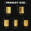 Professional Gold Metal Document Storage Clipboard-25X18 5