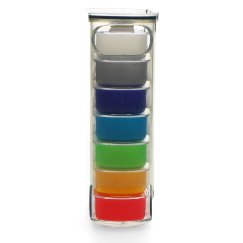 Wöchentlicher Pillenorganizer mit 7-Tage-Plan und 4 Fächern 2