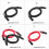 Câble de Microphone équilibré XLR 3 broches, avec-Noir 2 mètres 4