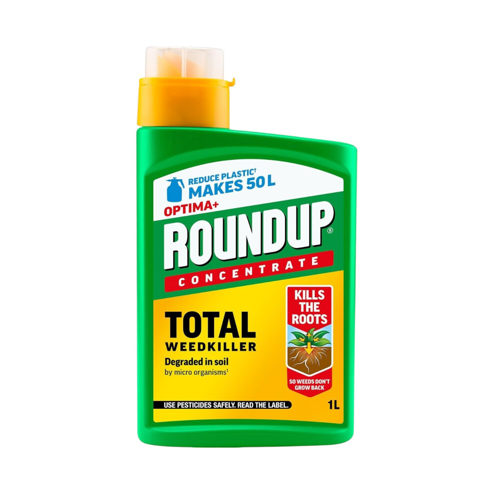 Roundup Optima Plus Total Weedkiller 1L