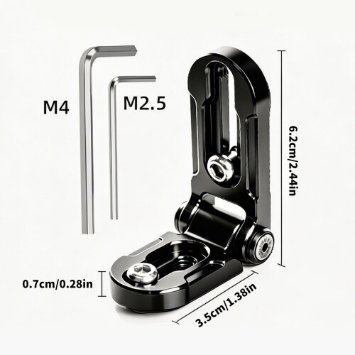Heavy Duty L Shape Quick Release Plate with 1/4 Screw Small 2