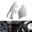 Motorcycle Middle Frame Air Deflector Heat Protectors-Silver 7