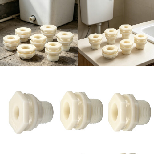 Sturdy ABS Plastic Water Pipe Fitting-0.75in extra thread 2