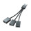 Multifunctionele USB2.0-splitter 1 tot 3 poortadapters voor 1