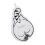 Les beaux chats de serviette de main de Microfibre forment-Blanc 1