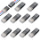 10 paar plug-in connector Quick Connect-terminals Blokkeren 1