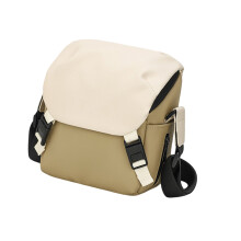 Stylish Contrast Color Camera Shoulder Bag With-Green S