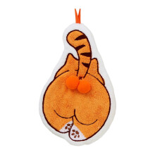 Serviette Ă main en microfibre douce, belle corde-Orange
