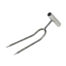 High Strength Iron Handheld 2 Prong Digging Fork Rakes-1 pack