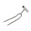 High Strength Iron Handheld 2 Prong Digging Fork Rakes-1 pack 1