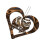 Customizable ABS Car Dashboard Hanging Ornament Elegant 2D-4 1