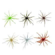 6Pcs Realistic Floating Fishing Lures Baits Mimicking Sea-M