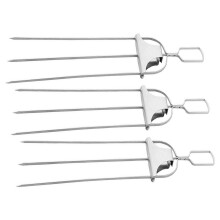 Professional Grades 3 Prong Barbecue Skewers For Grilling