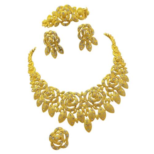 Ensemble de bijoux de mariée élégants, collier et-Section 3