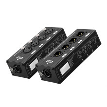 Shielding RJ45 To 4 XLR Adapter With Metal Housing For Clear-A
