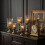 Tornadoes Candle Holders Pillar Candle Holders with-25W372MK 2