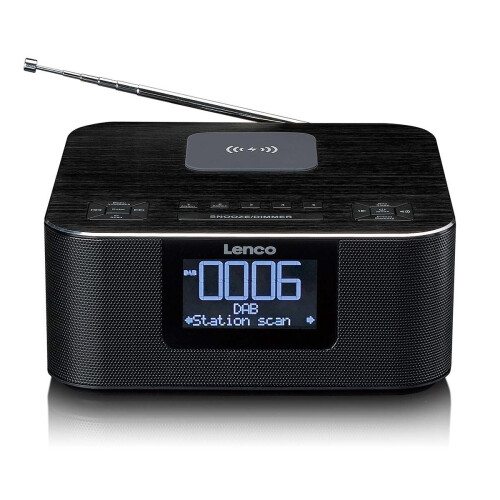 DAB+ Bluetooth-Radiowecker mit kabelloser Ladefunktion 1