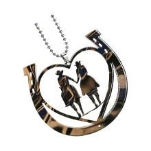 Artistiek ABS autospiegel hanger ornament 2D acryl ontwerp-1