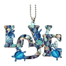 2D acryl autospiegel hangend ornament ABS lichtgewicht-2