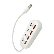 8 Port USB Hubs Chargers For Multiple Devices Only 1 Port-30cm