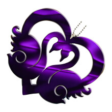 Modern voertuiginterieur hangend ornament Art 2D acrylontwerp-6