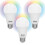 Intelligente WLAN-LED-Lampen, 3er-Pack, sprachgesteuert, dimmbar 2