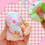 Entertaining Squeeze Bubble Keychain With Various Lovely-pink p 3