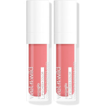 wet n wild Mega Glo Lip & Cheek Color, Creamy Rosy Stain, Buildable Multi-Use Soft Matte Finish, Vegan & Cruelty-Free - Rosy Romance (Pack of 2)