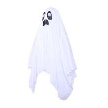 Geisterkostüm weißes Nylon Spukponcho L
