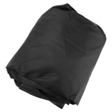 Housse de tondeuse à gazon lourde en 210D argentée 195x108x66cm
