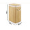 Collapsible Bamboo Laundry Basket Foldable Hamper 3