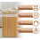 Collapsible Bamboo Laundry Basket Foldable Hamper 4