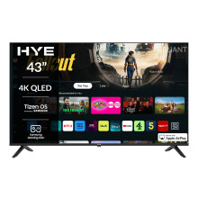 HYE 43" 4K QLED Frameless Smart TV - 43QLEDS2008