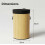 Collapsible Round Bamboo Laundry Basket Lid Hamper 3