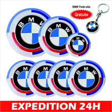 TREALAMH 7 Suaitheantas Lógó Suaitheantas BMW Eagrán 50 Bliain Cochall 82mm + Cúlchiste 74mm + Roth Stiúrtha + 4 x Molchláir 68mm