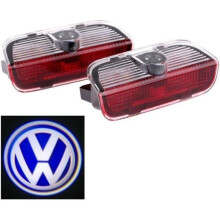 2 Stück LED-Türbegrüßungslicht-Logoprojektor für VW Passat B6 B7 CC Golf 6 7 Jetta MK5 MK6 Tiguan Scirocco