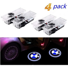 4 Stück LED-3D-Einstiegsleuchten für Autos, Willkommensprojektorlampe mit Logobeleuchtung