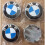 Τάπες τροχών - BMW - 4 x 68mm - Μπλε και λευκό λογότυπο - Αλουμίνιο - ABS υψηλής ποιότητας 3