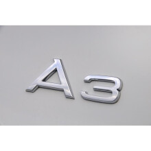 Chrom Audi A3 Kofferraum-Logo Autoemblem